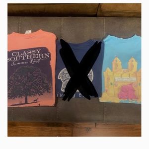 Bundle of two small southern shirts